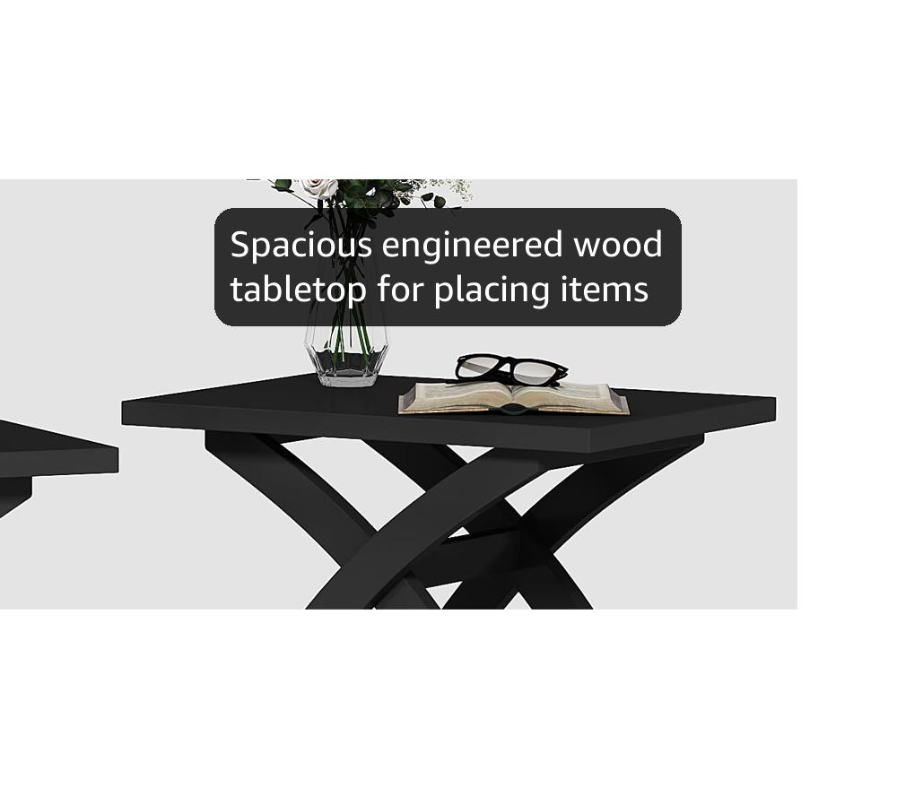 Amazon.com: ChooChoo Side Table Set of 2, Modern End Table with