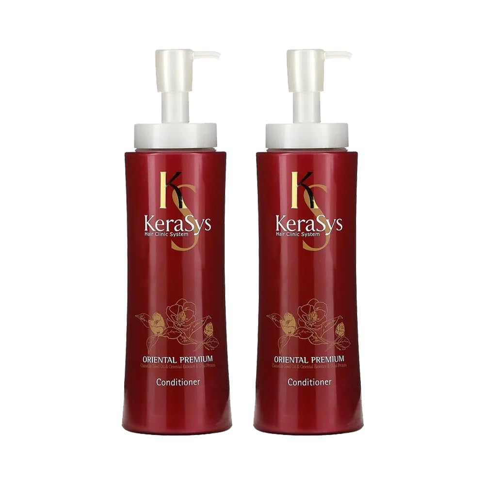 Kerasys Hair Clinic System Oriental Premium 20.3 fl oz / 600 ml (Shampoo & Conditioner Set)