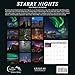 Starry Nights 2026 Astronomy Wall Calendar - photography of the northern lights, Milky Way, outer space, stars, and more (12