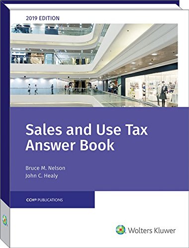 Sales and Use Tax Answer Book (2019) 0808050443 Book Cover