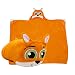 Comfy Critters Stuffed Animal Blanket - Fox - Kids Huggable Pillow and Blanket Perfect for Pretend Play, Travel, nap time.