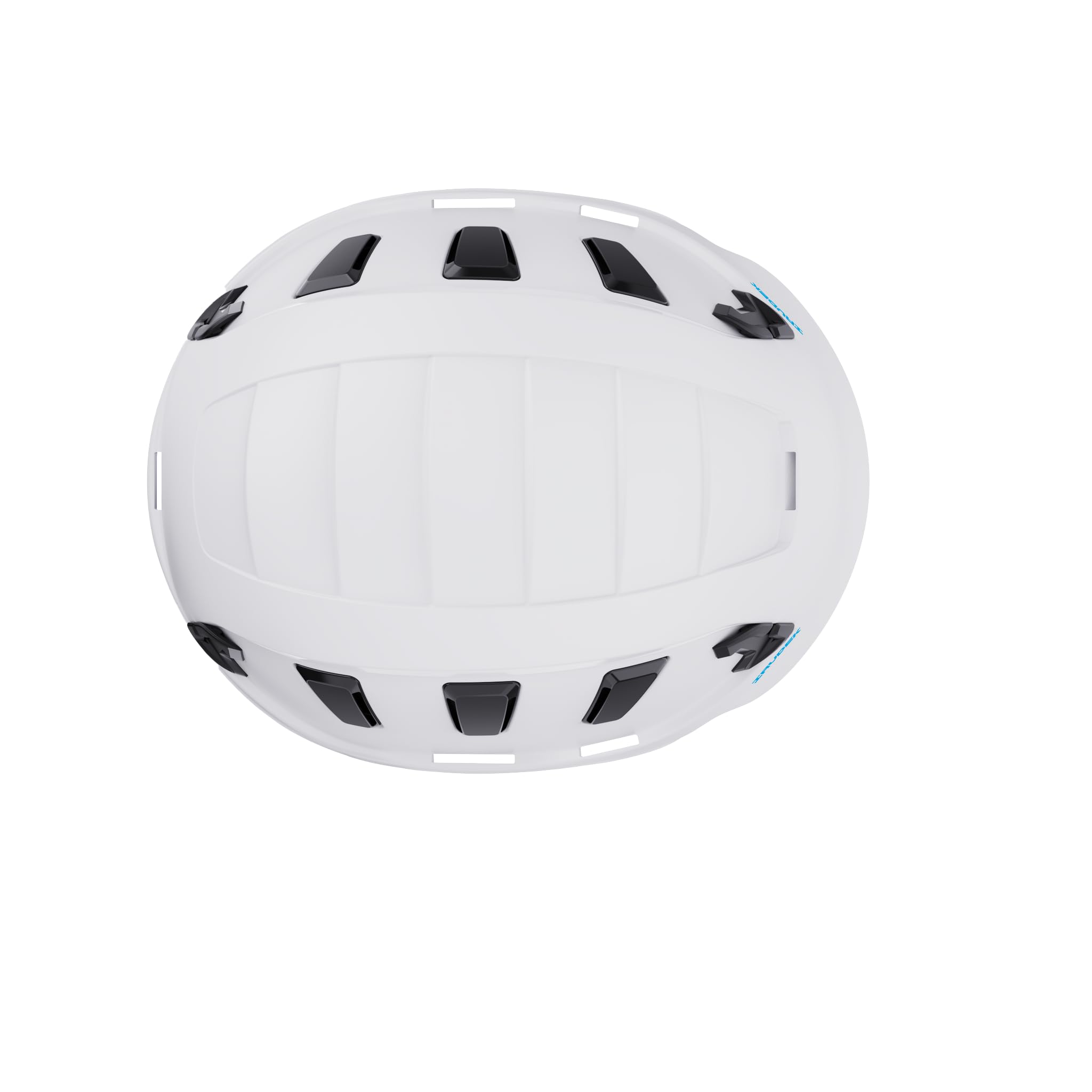 Irudek OREKA II Vent Blanco – Casco de Seguridad ventilado para Trabajos en Altura, ABS Ultraligero, barboquejo Ajustable, Ranuras universales 30 mm, Chip NFC, EN 397 / EN 12492