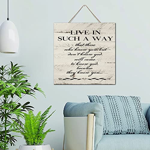 Plaque murale humoristique en bois de qualité supérieure style rétro 30 cm