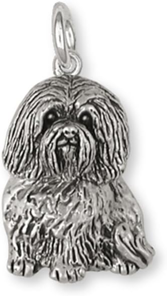Havanese Jewelry Sterling Silver Havanese Charm Handmade Dog Jewelry HV4-C
