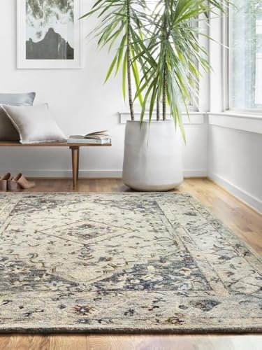 Image of Hand Tufted Premium Rug Premium Wool Carpet for Living Room Bedroom and Hall Size 5x8 Feet Color Multi