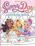  Sunny Day Coloring Book: Featuring Fun And Relaxing Sunny Day Coloring Books For Adult And Kid Unique Colouring Pages