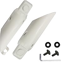 Vista 8 de PRO BAT Cubierta de protección de suspensión de plástico para horquilla delantera para CRF50 XR50 Pit Dirt Bike (Negro)