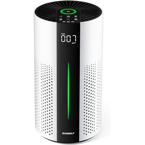 Air Purifiers for Bedroom, Air Purifiers for Bedroom 360° Air Intake with Smart Auto Mode, HEPA Air Purifier, Air Cleaner for Smoke