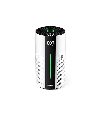 Air Purifiers for Home Large Room up to 1800 Ft², Air Purifiers for Bedroom 360° Air Intake with Smart Auto Mode, HEPA Air Purifier, Air Cleaner for Smoke PoIIen Pet Dander, HAP609