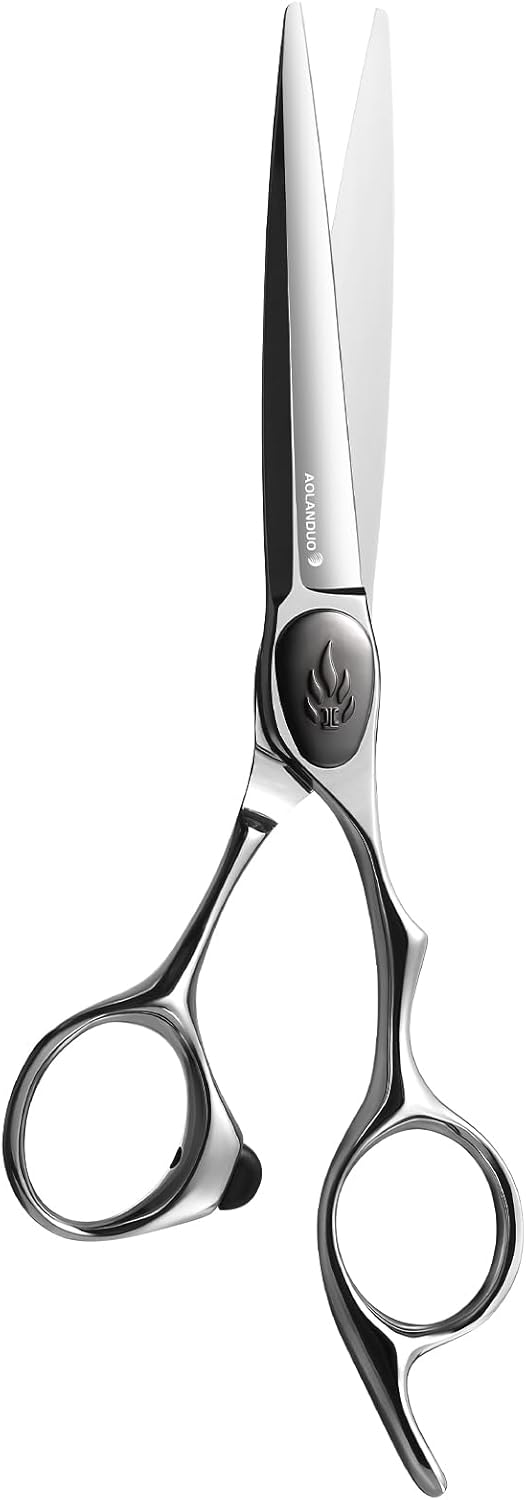 Professional Hair Cutting Scissors VG10 Steel - Super Sharp, Ergonomic, Includes Case - 1 Count, 6 in