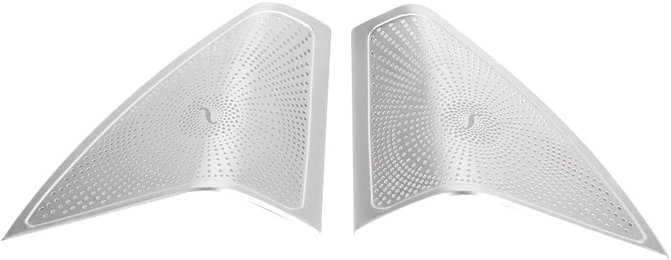 Madezz Car Stereo Speaker Cover, Pair of car-styling Door Stereo Audio Speaker Cover Trim for C Class W205 15-17