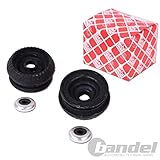 2x FEBI FEDERBEINLAGER DOMLAGER VORNE FORD FIESTA IV KA 12453