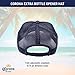 Corona Extra Trucker Hat with Built-in Bottle Opener, Adult Adjustable Straw and Mesh Snapback Baseball, Tan, One Size