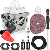 Powtol FS56RC Carburetor for Stihl FS 56 RC FS56 KM56RC FS70R FS70 FS70 FS40 FC70 HT56C FC56 KM56 FS50 HT56 Trimmer Weedeater Parts C1M-S267A