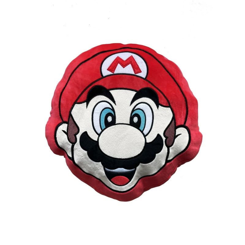 Cojín Super Mario Bros Nintendo 40 cms con acabados suaves de alta densidad