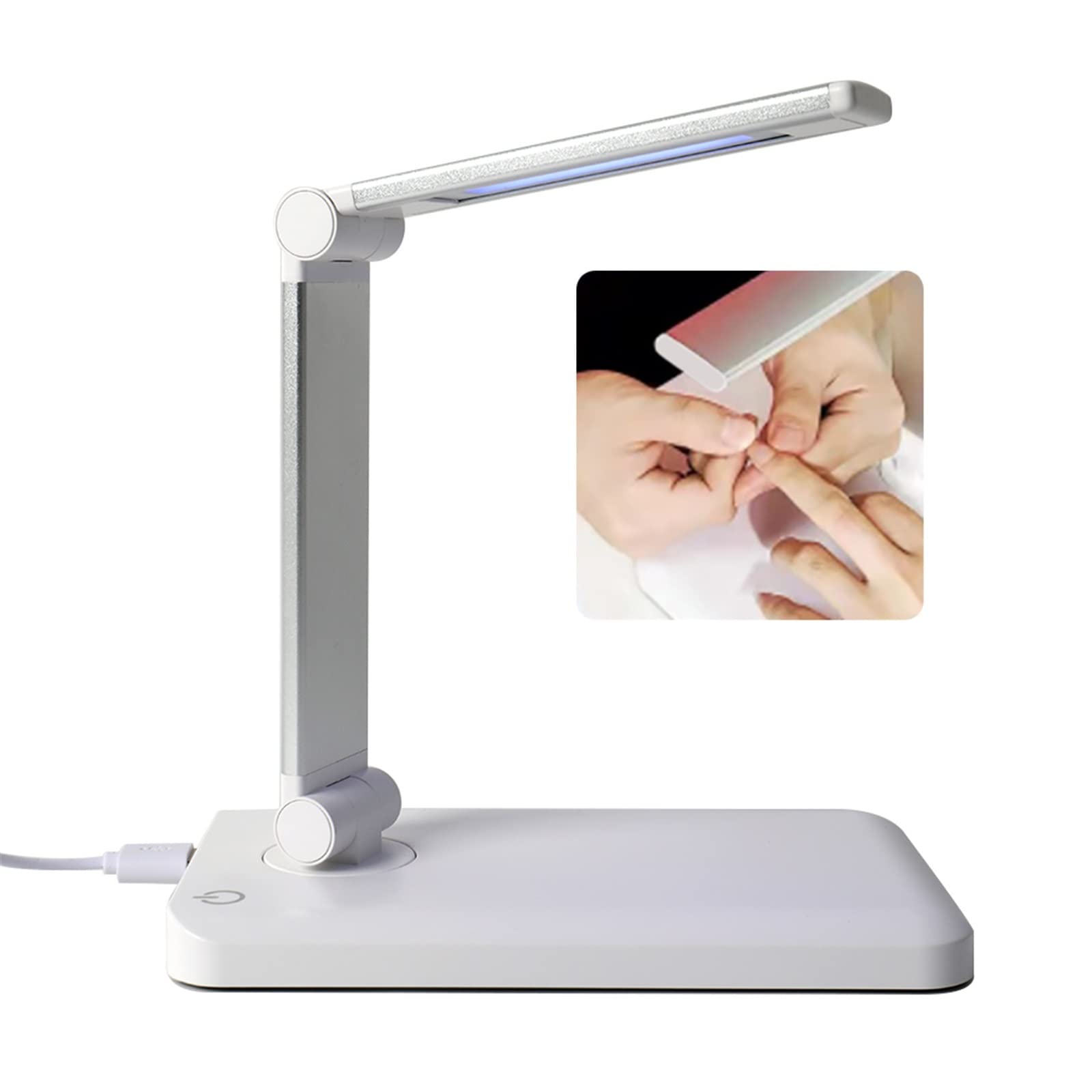 Suszarka do paznokci, lampa do paznokci składana LED żelowa suszarka do paznokci maszyna do manicure USB przenośna profesjonalna lampa do paznokci do użytku domowego