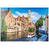 Gelegte Puzzle Größe von 68 x 48 cm das perfekt Puzzle für Erwachsene mit 1000 teilen.