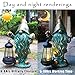 JOYBEE Garden Statues Gnomes with Solar Lantern Outdoor Decor-Gnomes Solar Figurines Lights Decorations for Patio Yard Lawn Ornaments-Gifts for Birthday Easter Housewarming