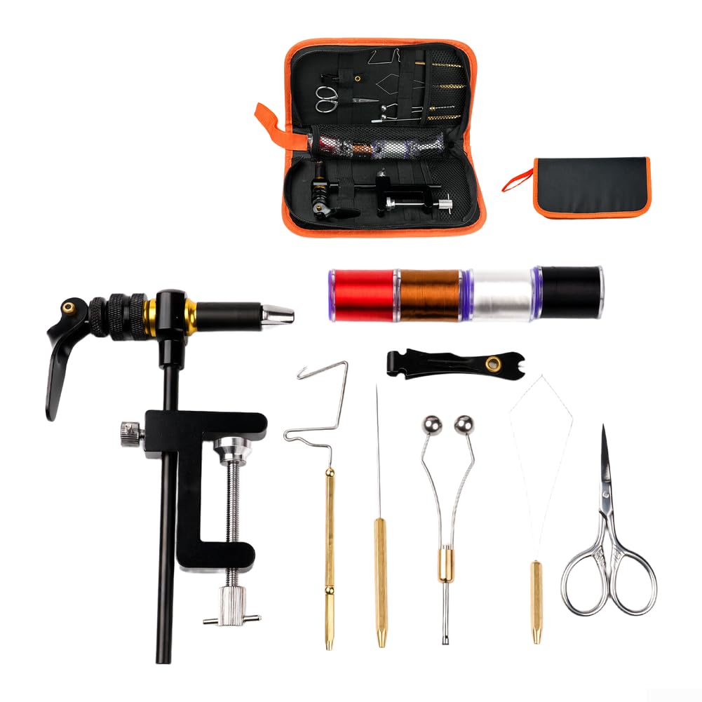 Set Attrezzi Pesca per mosca Completo per portatile Set Attrezzi(B)