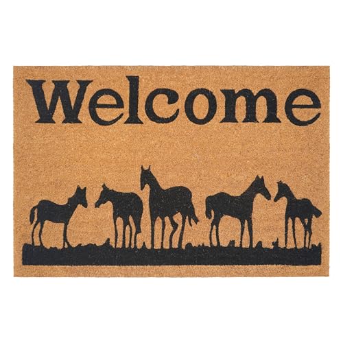 Calloway Mills Horses Welcome Doormat