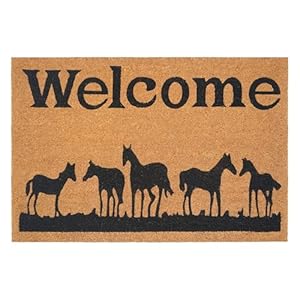Calloway Mills 120292436 Horses Welcome Doormat 2’x 3′