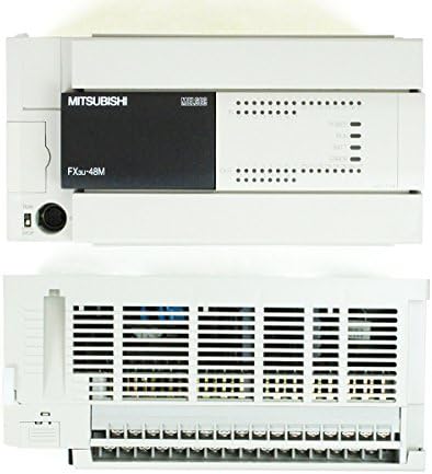 Дээд ба урд view of the Mitsubishi Electric FX3U-64MR/ES PLC