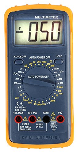 Duratool D03143 600 V AC/DC Digital Multimeter
