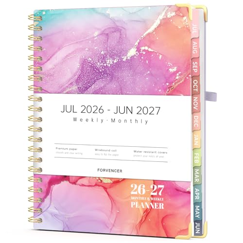 Agenda 2026-2027 Forvencer violet au bureau ou à l'université