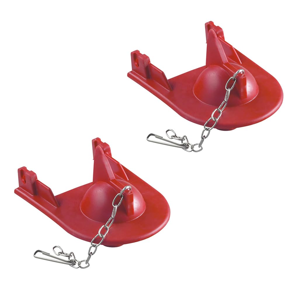 2 Pack Toilet Flapper Shark Fin Toilet Flapper Replacement Compatible with Toilet Part GP84138, 84314, 85655 and 89825, 2'' Toilet Flapper