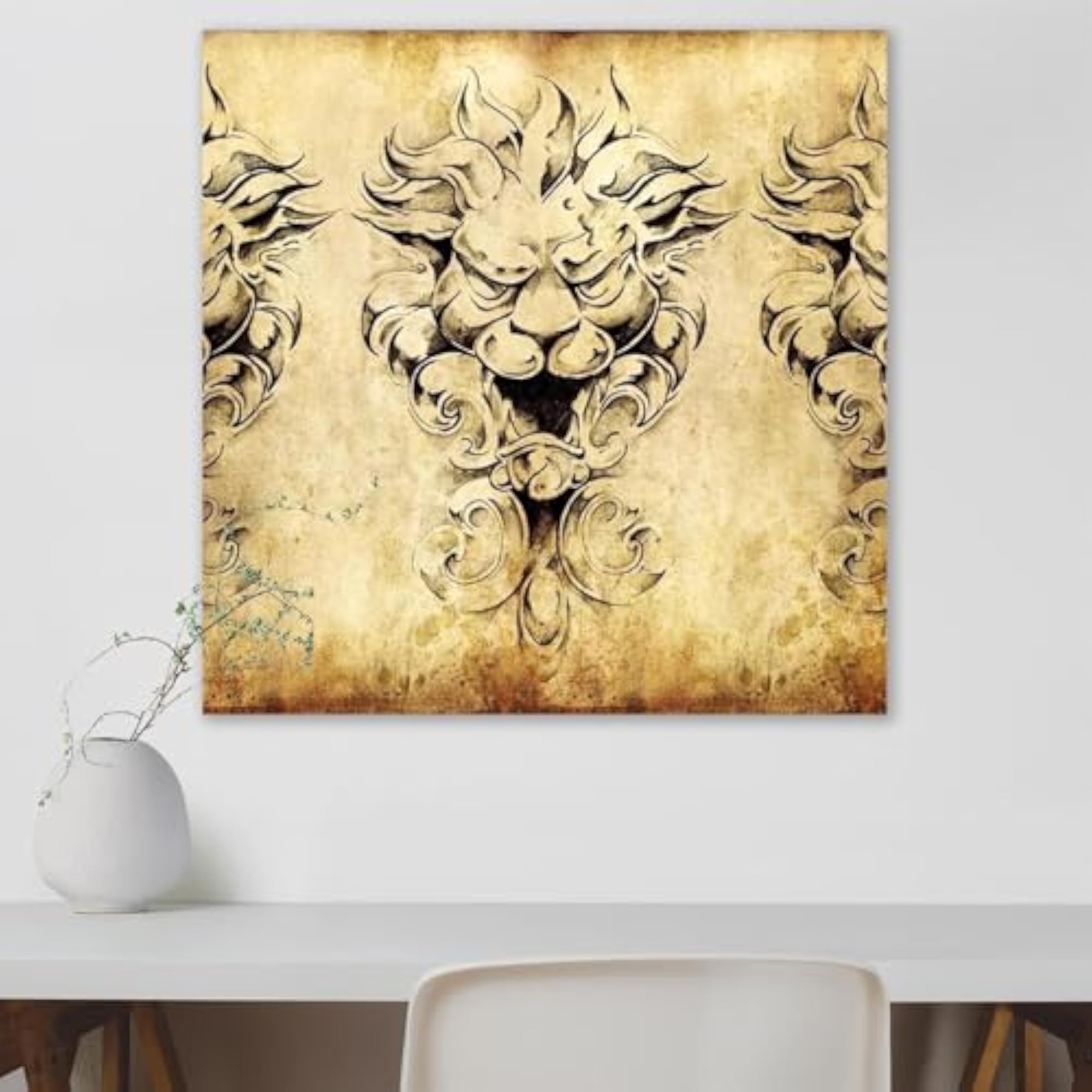 Gargoyle Tattoo Peel & Stick Vinyl Wall Sticker