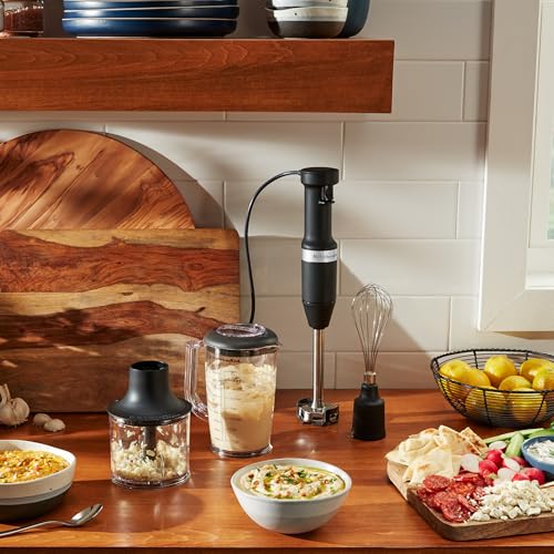 Kitchenaidvariablespeedcordedhandblenderwithaccessoriesblackmattekhbv83bm Urban Country Home Decor Kitchenaid variable speed corded hand blender with accessories black matte khbv83bm urban country home decor