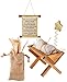 BAXBO Good Deeds Manger a Christmas Tradition Centered on Christ with an Interactive Nativity Set