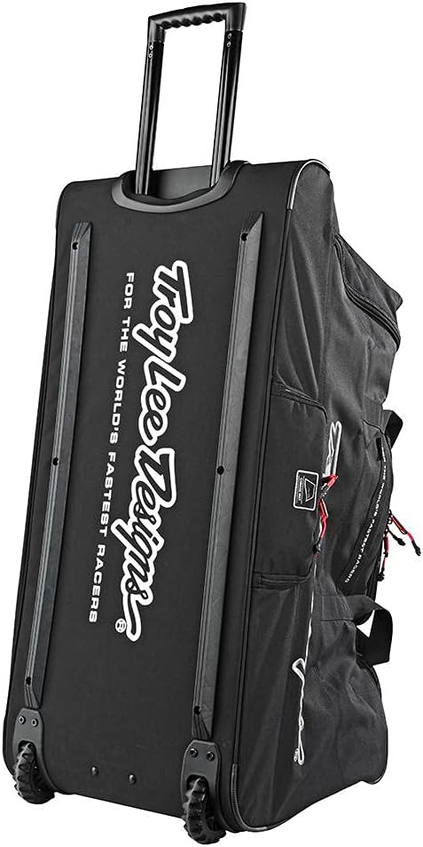 Troy Lee Designs Albek Meridian Travel Powersports Gear Bag with Rolling Spinner Wheels. Waterproof liner. 35.5 inch length. Black : Automotive