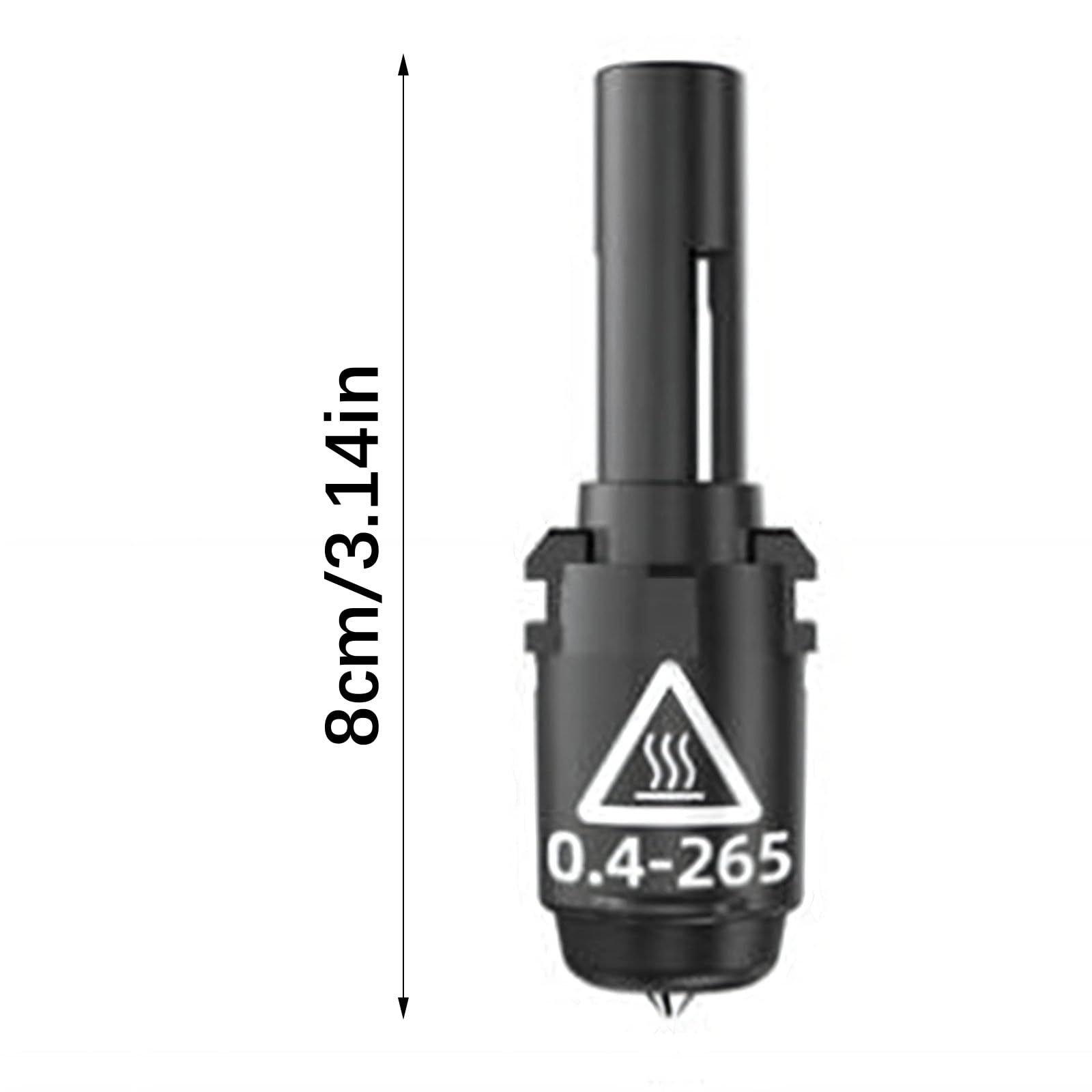 Boquilla resistente al calor de 0,4 mm, impresora 3D, alta temperatura 265 °C, 0,4 mm, fácil reemplazo para Adventurer 3/4, mantenimiento, fácil reemplazo de la boquilla