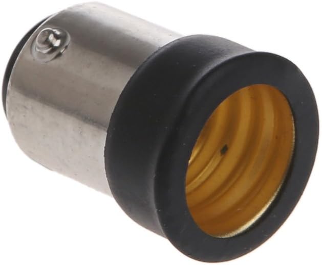 B15 Male to E14 Female Lamp Bulb Socket Light Extender Adaptor Converter Holder,Plastic+Metal