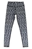 90 Degree by Reflex - Kids Space Dye Yoga Pants - Junior Leggings - Black Space Dye Large (12)