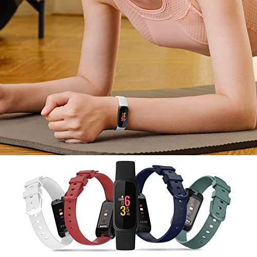 Farluya 10 Pack Compatible with Fitbit Inspire 3 Bands,Soft Sport Bands Silicone Replacement Wristband for Fitbit Inspire 3 Tracker Smart Watch for Women Men, Small by Farluya - Used condition - Image 4