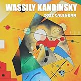 Wassily Kandinsky 2022 Calendar: Russian Expressionism Abstract Canvas Art Collection Squared...