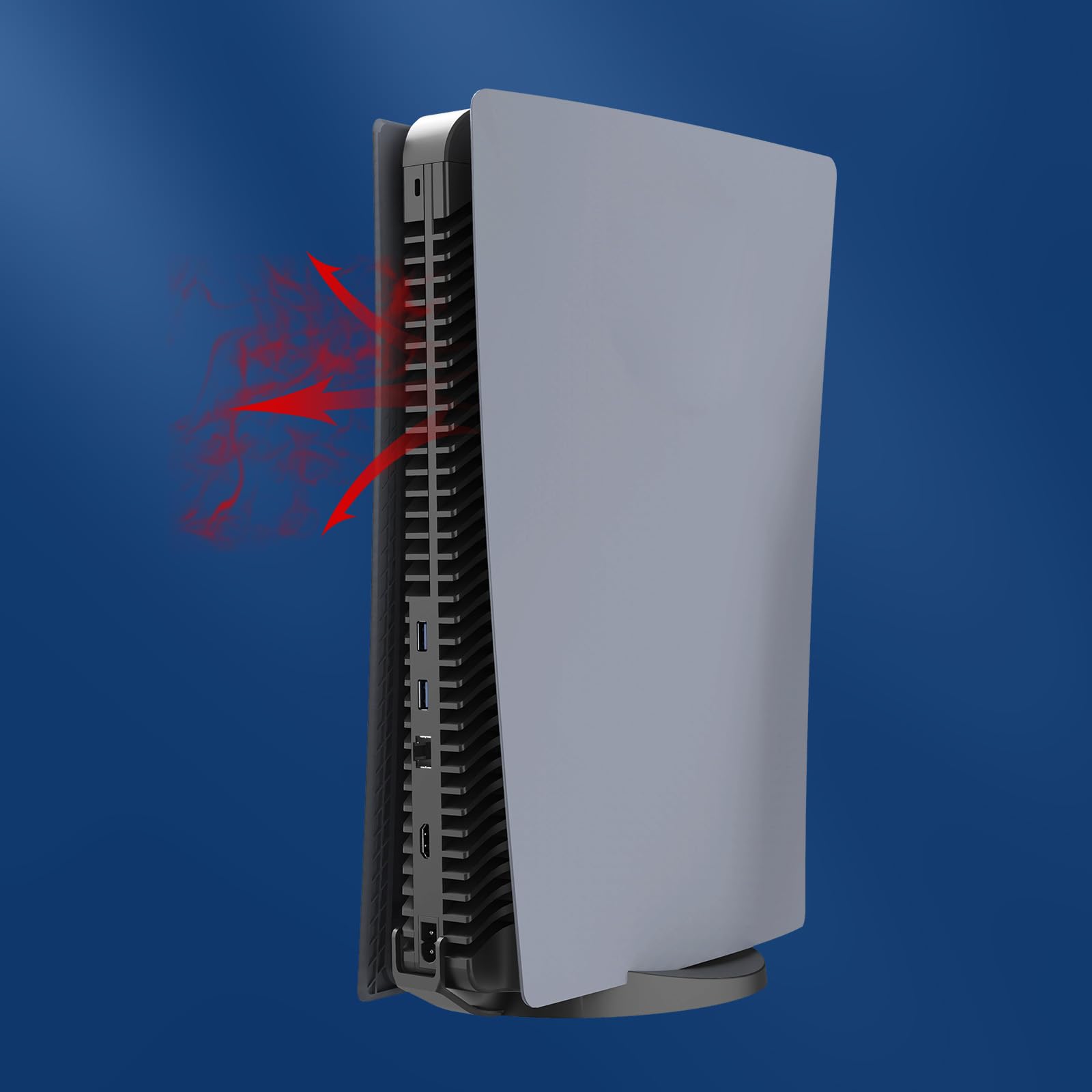 Digital Edition - Cover per console PS5, accessori compatibili con PlayStation 5, pannelli protettivi di ricambio (grigio)
