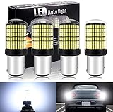 ❶ ESPECIFICACIÓN: (Paquete de 4 bombillas LED) - (Voltaje de funcionamiento: 12-24 V DC) - (Potencia: 4.2W / Bombilla) - (Color: Blanco 6000k) - (Flujo luminoso: 1500Lum / Bombilla) - (Tamaño: 2.16 "/ 55mm * 0.7" / 18mm) ☞ El diseño de la fuente de corriente constante de voltaje amplio hace que la salida sea más estable y el brillo se mantiene constante.