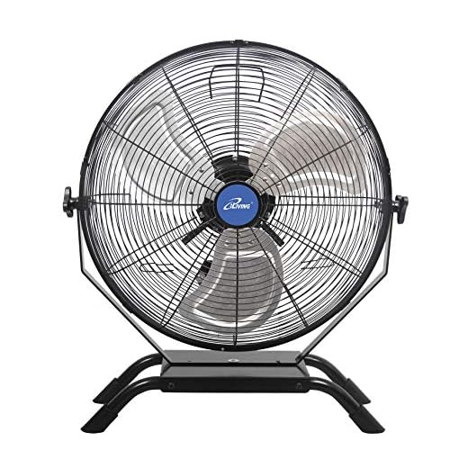 iLIVING ILG8E20-15 Wall Mount Outdoor Fan, 20”, Black