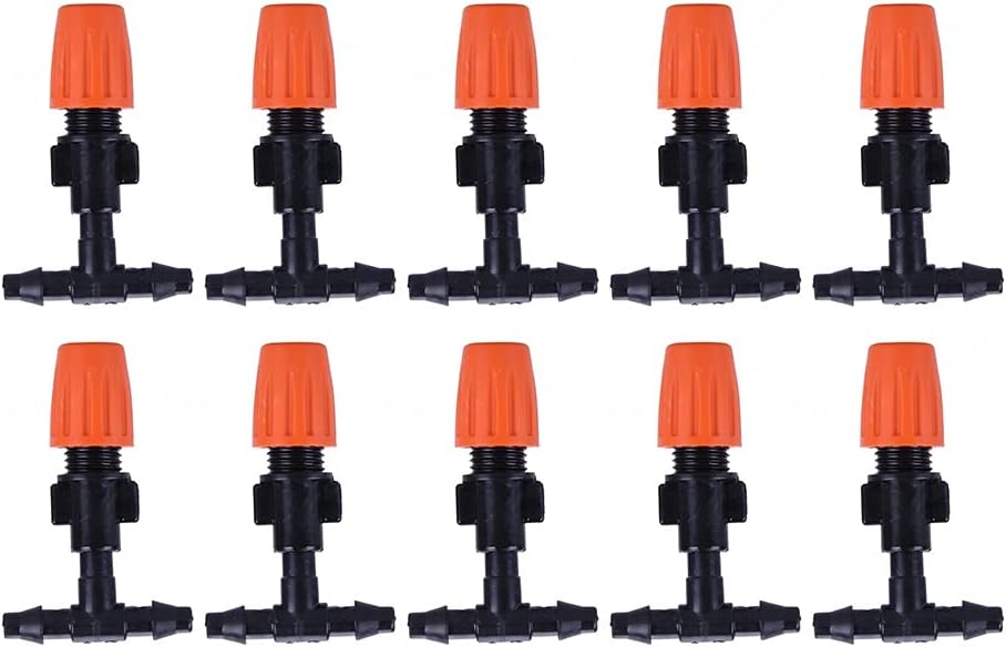 10pcs/Set Micro Drip Irrigation Atomization Nozzle Water Control Sprayer Plant Self Watering Garden Hose Sprinklers nozzles