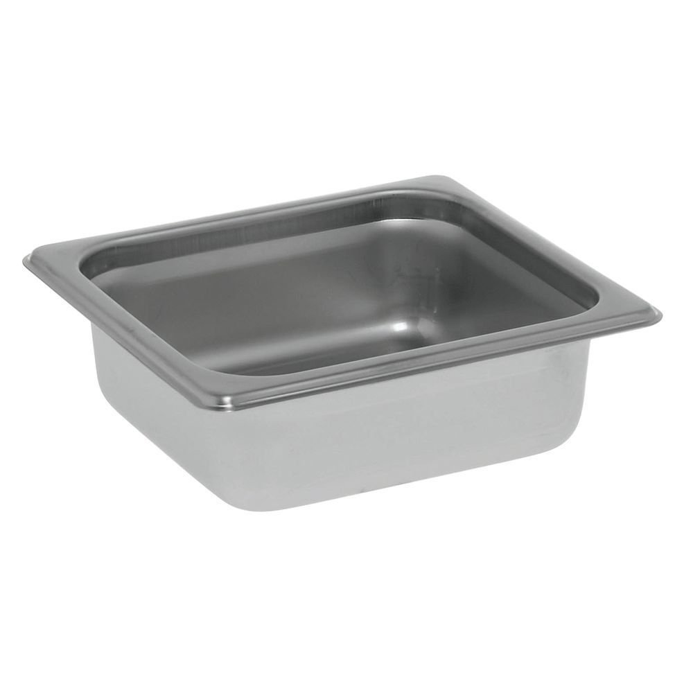 Kratos Steam Table Pan Hotel Pan 1/6 Size Stainless Steel S - 2 1/2"D by HUBERT – Stainless Steel, Model 19065