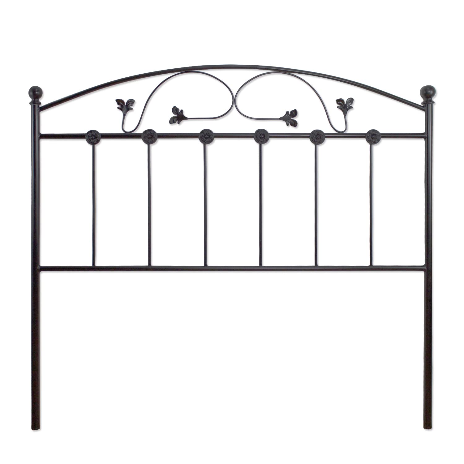 Genérico Cabecero de forja Modelo Montalbán, Hecho a Mano en Nuestros Talleres Andaluces. Disponible en Varias Medidas y Colores (para Cama de 90 cm, Black)