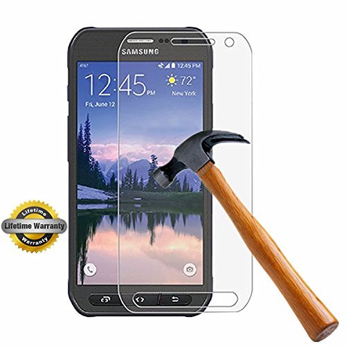 Galaxy S6 Active Screen Protector, SOOYO(TM) Premium Tempered Glass Screen Protector (Shatter-Proof/Bubble Free) for Samsung Galaxy S6 Active,not for Galaxy S6, S6 Edge-[1Pack]