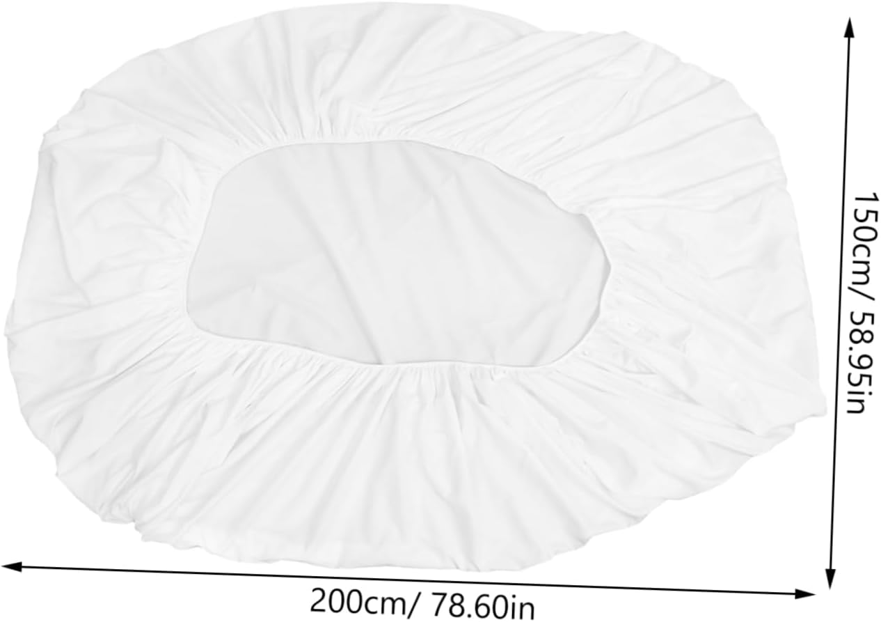 KICHOUSE Comfortable Cotton Fitted Sheet Breathable Bed Cover for Home Hotel Use Cotton Material Dust Mattress Protector Standard