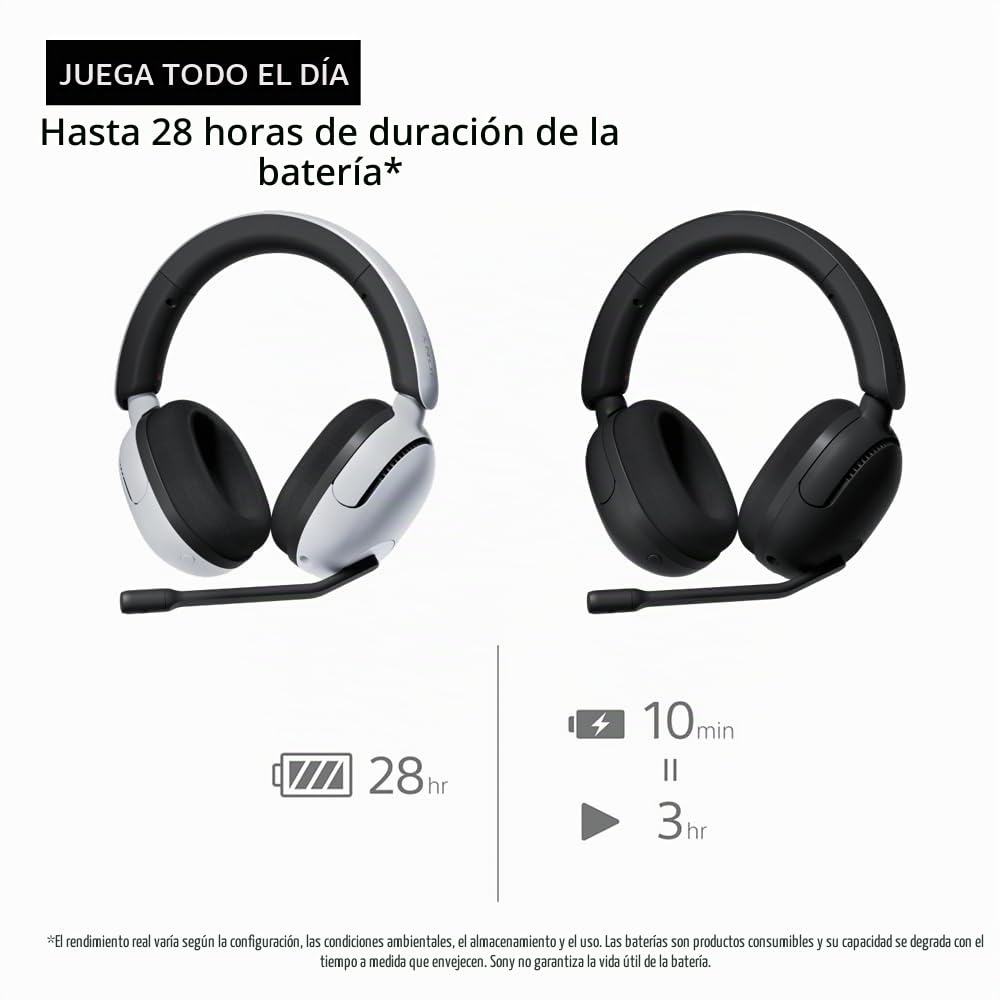 Amazon.com: Sony INZONE H5 - Auriculares inalámbricos para juegos
