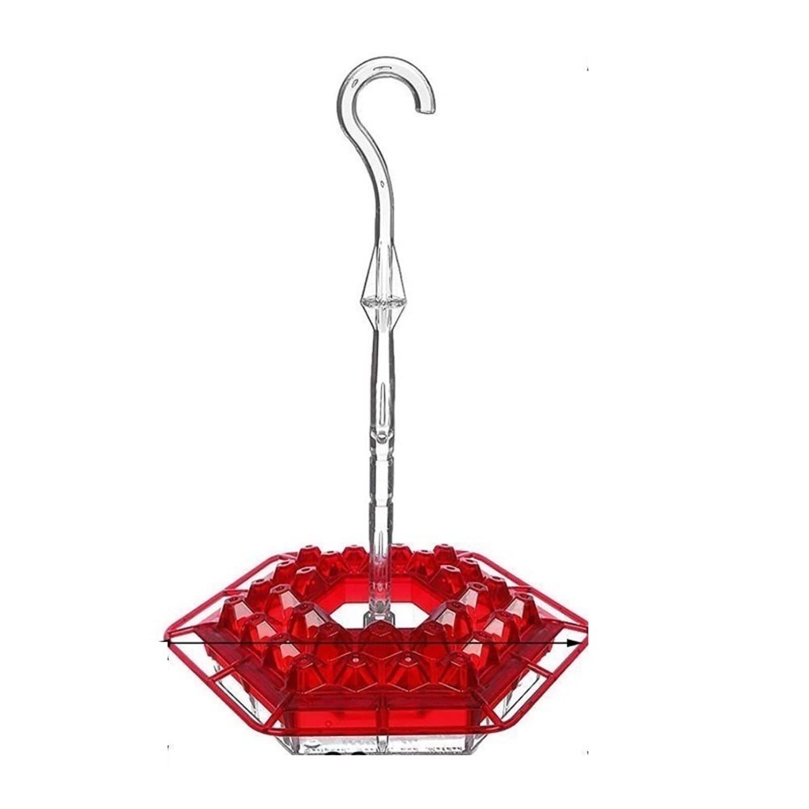 ZAPORAHanging Bird Feeder 2pcs Comederos de colibrí para exteriores, alimentador de colibrí con perca, alimentador de pájaros al aire libre, suministros para mascotas
