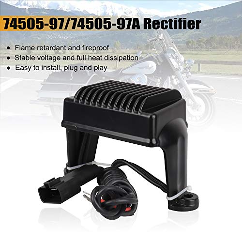 Lkv 74505-97 Voltage Regulator 74505-97A Motorcycle Alternator Rectifier Replacement For Harley Davidson Road King Electra Glide Standard Ultra Classic #TOP1