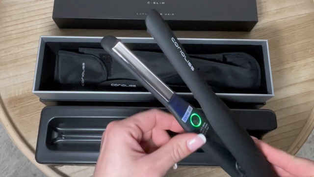 Corioliss C-Slim | Mini Hair Straightener For Women - Men | Extra Thin Titanium Plates | Pencil Flat Iron | Fast Heating 30s | Auto Shut-Off | Travel Pouch & Fingerstall - View #7